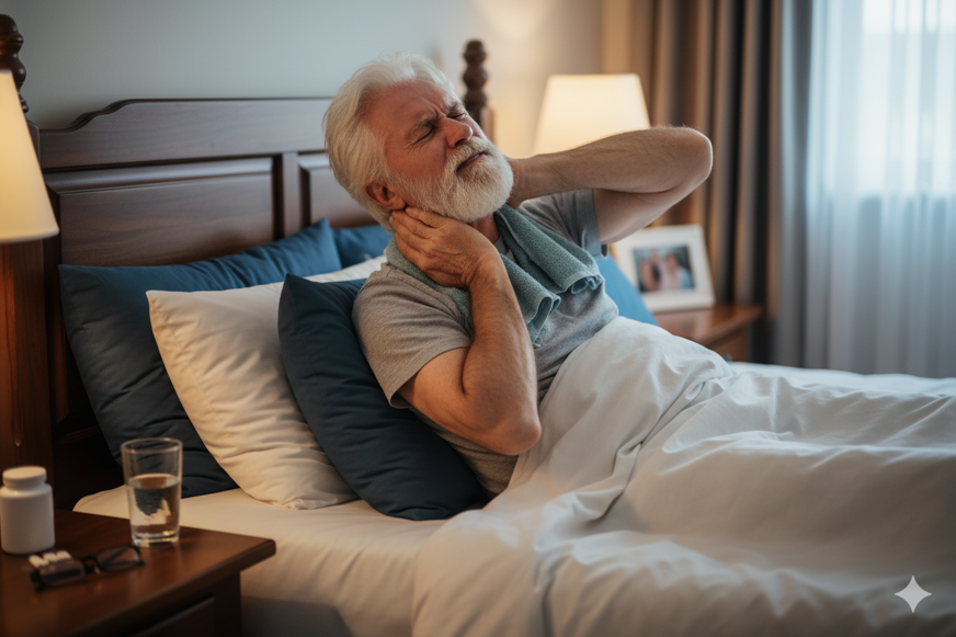 Nackenschmerzen beim Schlafen